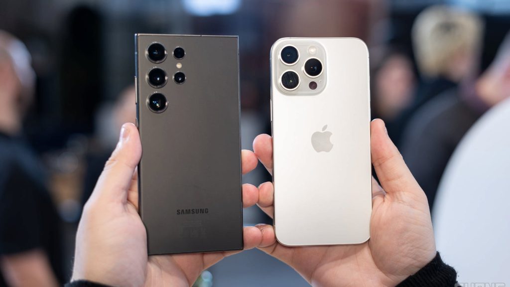 مقایسه S24 ultra با آیفون 15 پرومکس