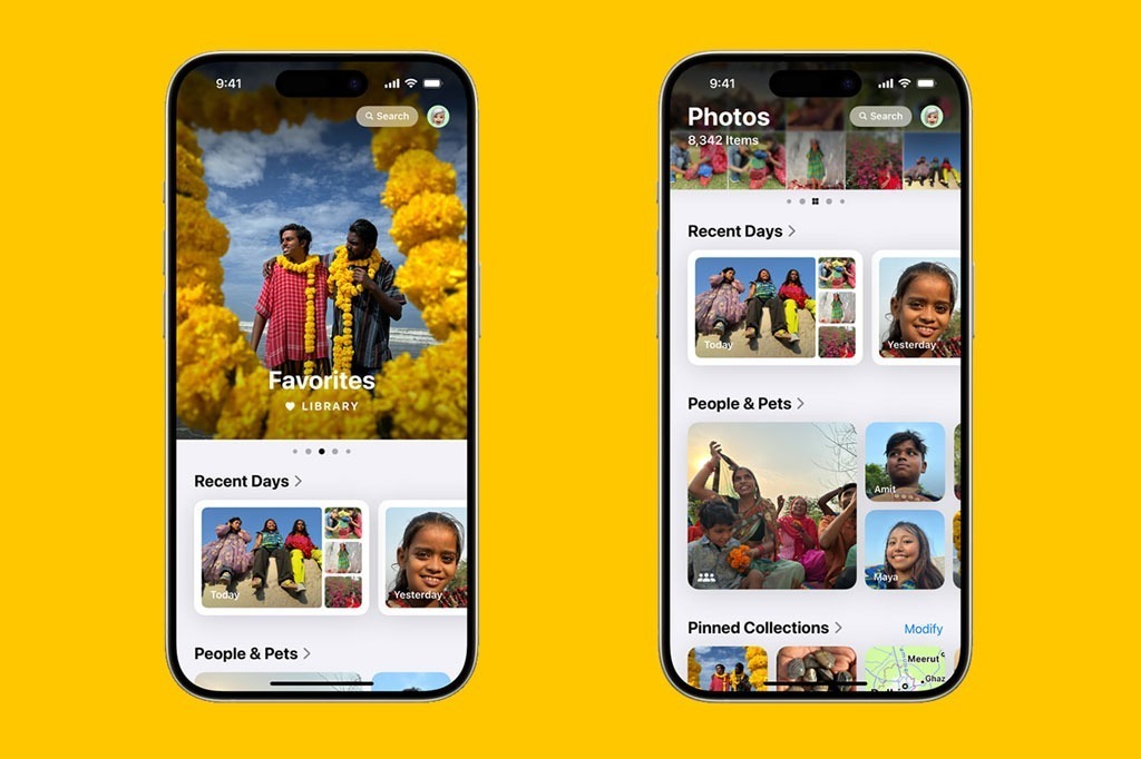 گالری آیفون در آپدیت ios 18