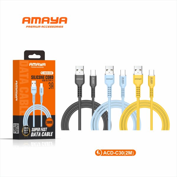 کابل تایپ-C آمایا (Amaya) مدل ACD-C30(2M)