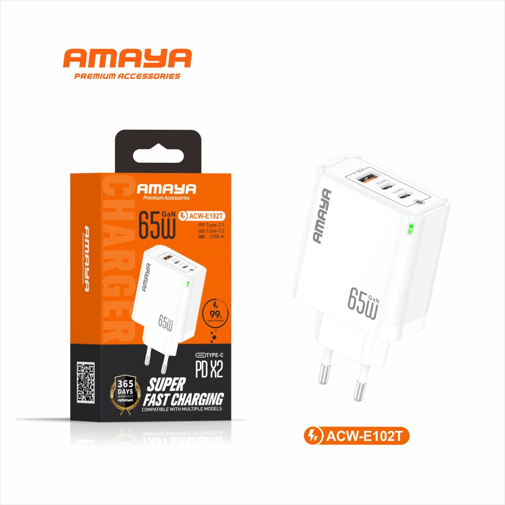 آداپتور 65 وات آمایا (Amaya) مدل ACW-E102T