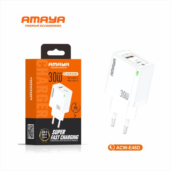 آداپتور 30 وات آمایا (Amaya) مدل ACW-E46D