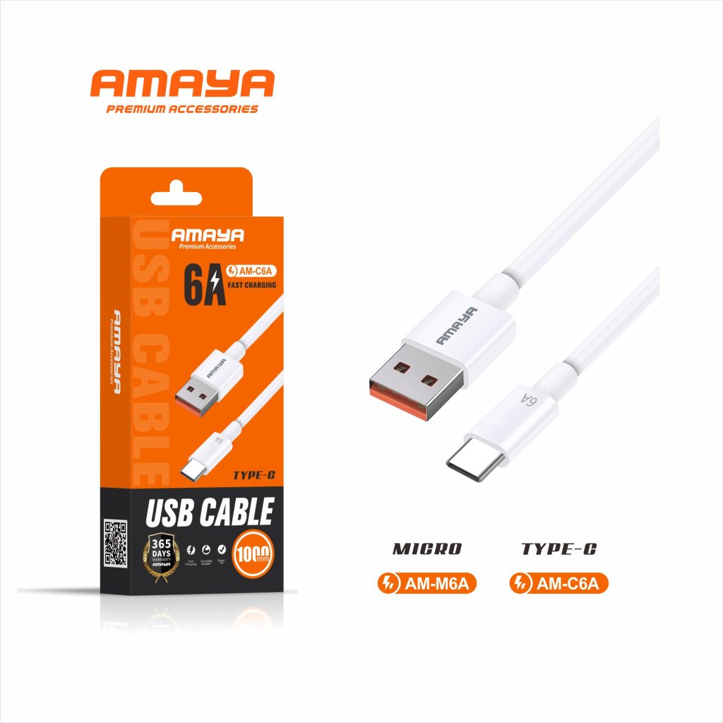 کابل تایپ-C آمایا (Amaya) مدل AM-C6A
