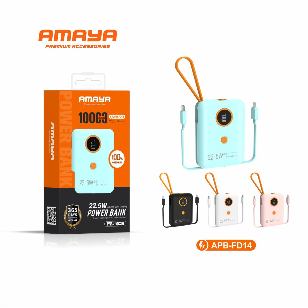 پاوربانک 10000 آمایا (Amaya) مدل APB-FD14