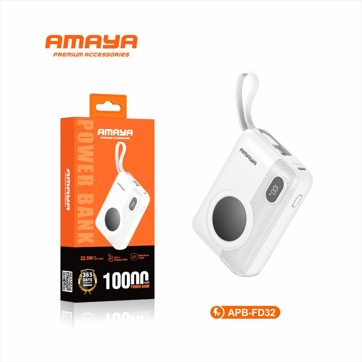 پاوربانک 10000 آمایا (Amaya) مدل APB-FD32