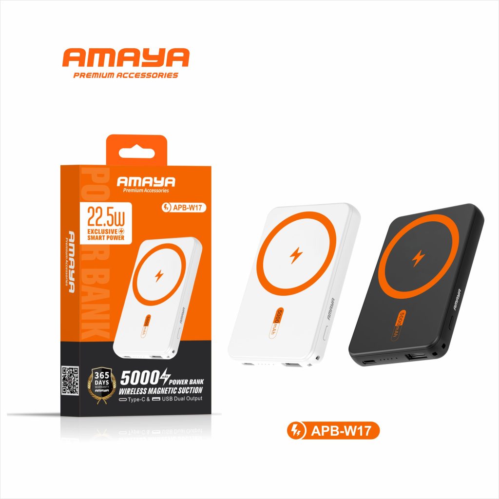پاوربانک 5000 آمایا (Amaya) مدل APB-W17