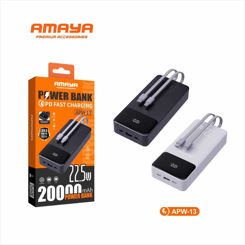 پاوربانک 20000 آمایا (Amaya) مدل APW13