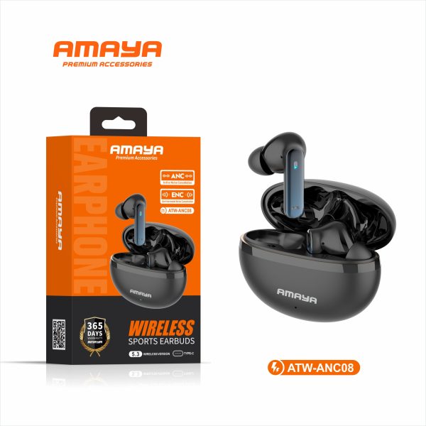 هندزفری بلوتوثی آمایا (amaya) مدل ATW-ANC08